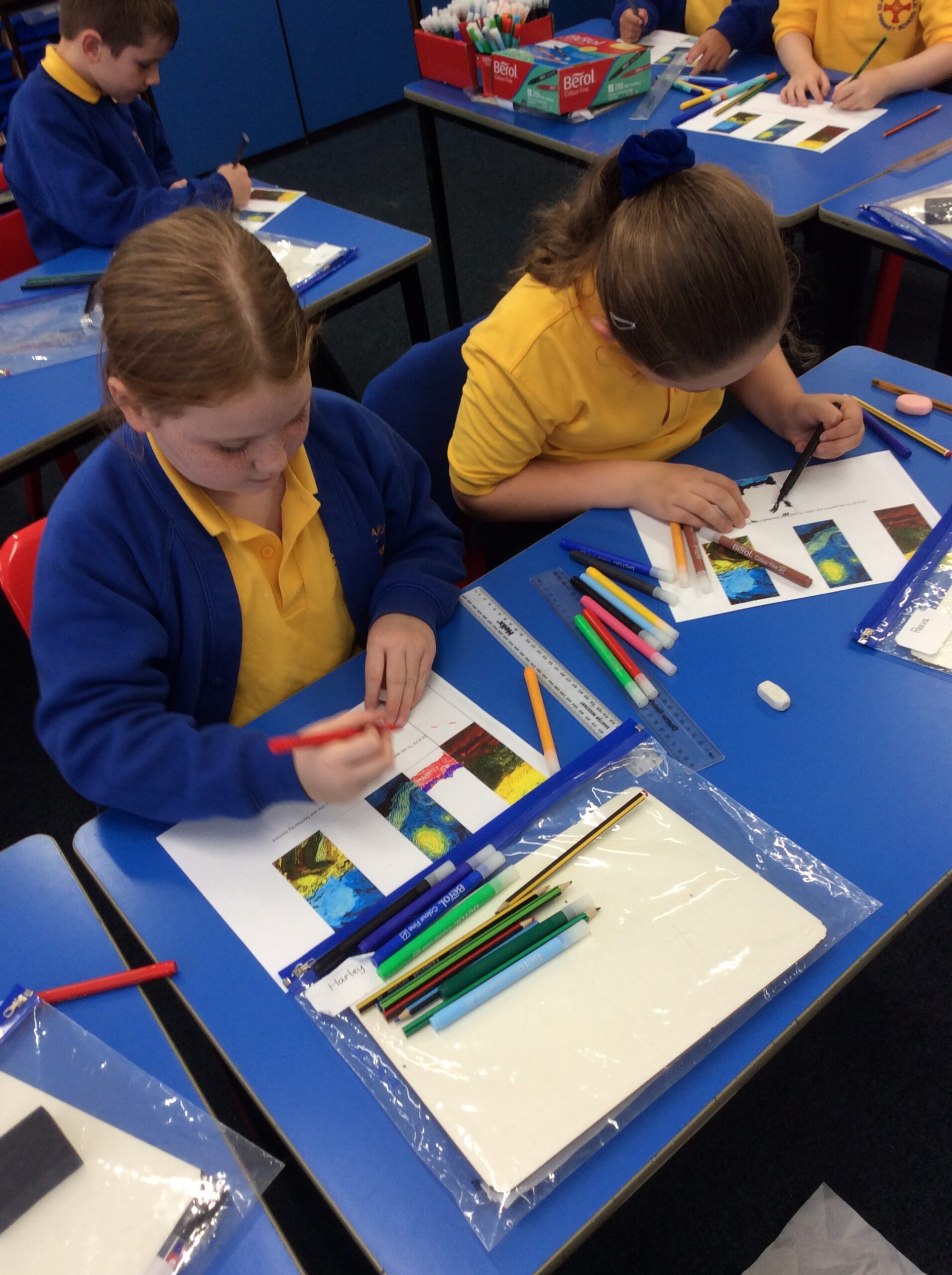 Van Gogh techniques and hula hoops circuits…