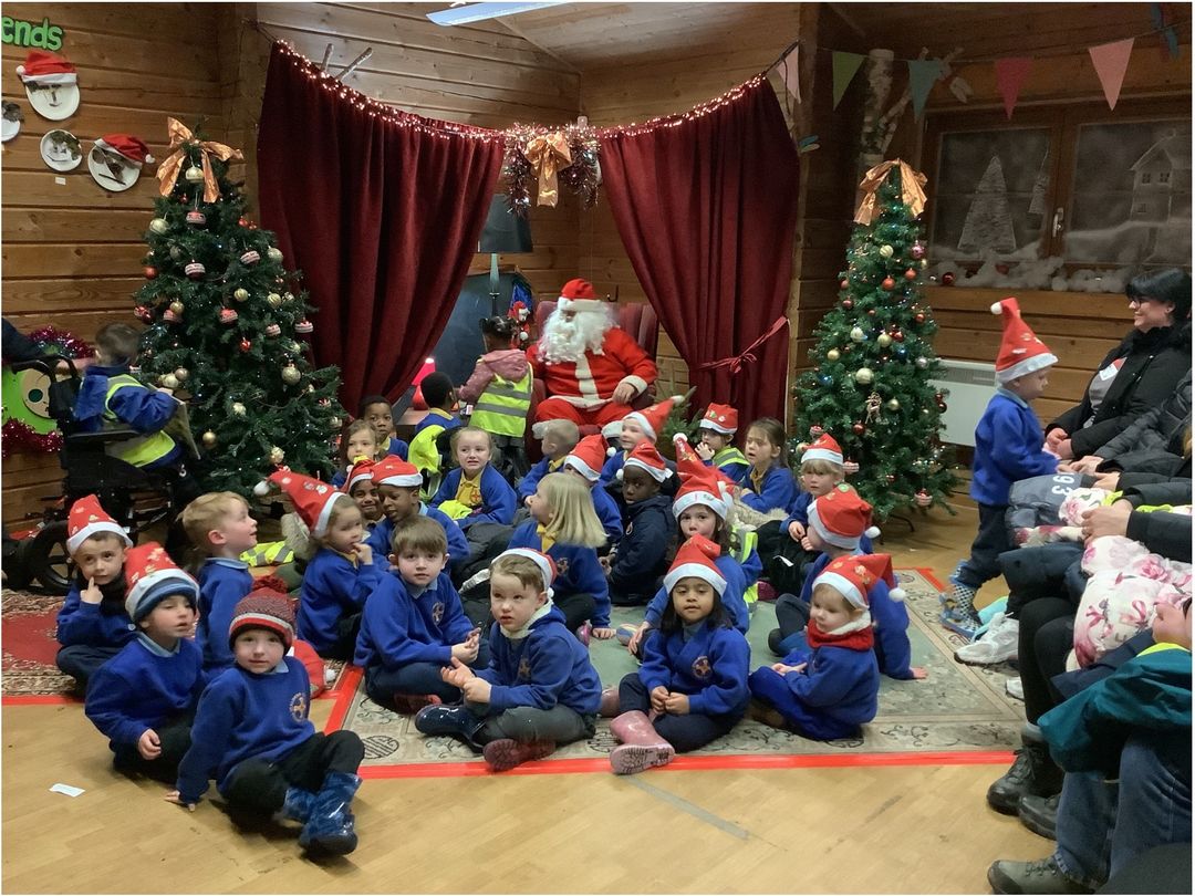 EYFS visit Santa at West Boldon Lodge